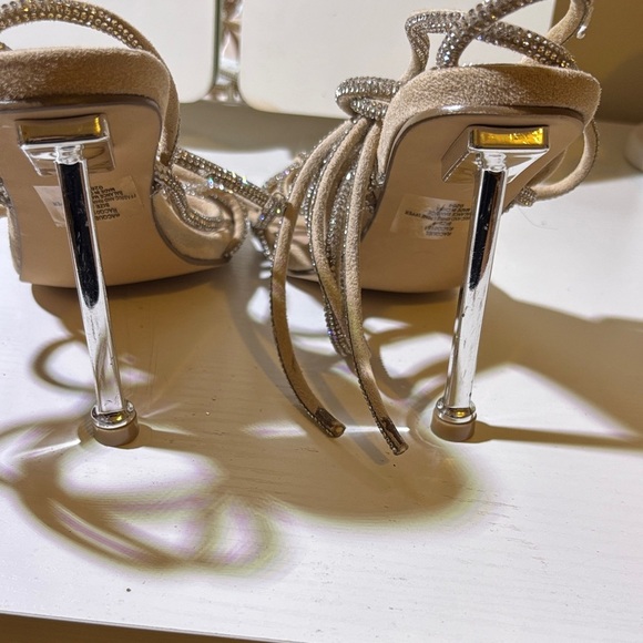 Steve Madden Beige Strappy Heels - Picture 3 of 3